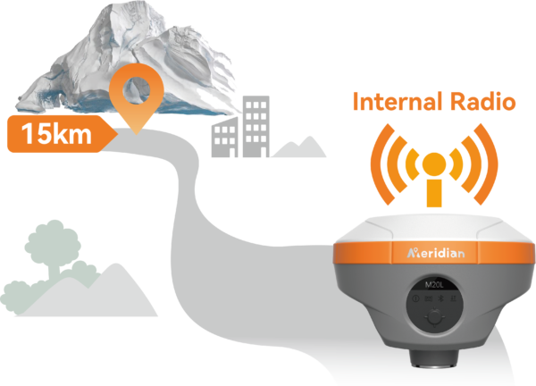 Máy định vị GPS RTK Meridian M20L Máy định vị GPS RTK Meridian M20L
